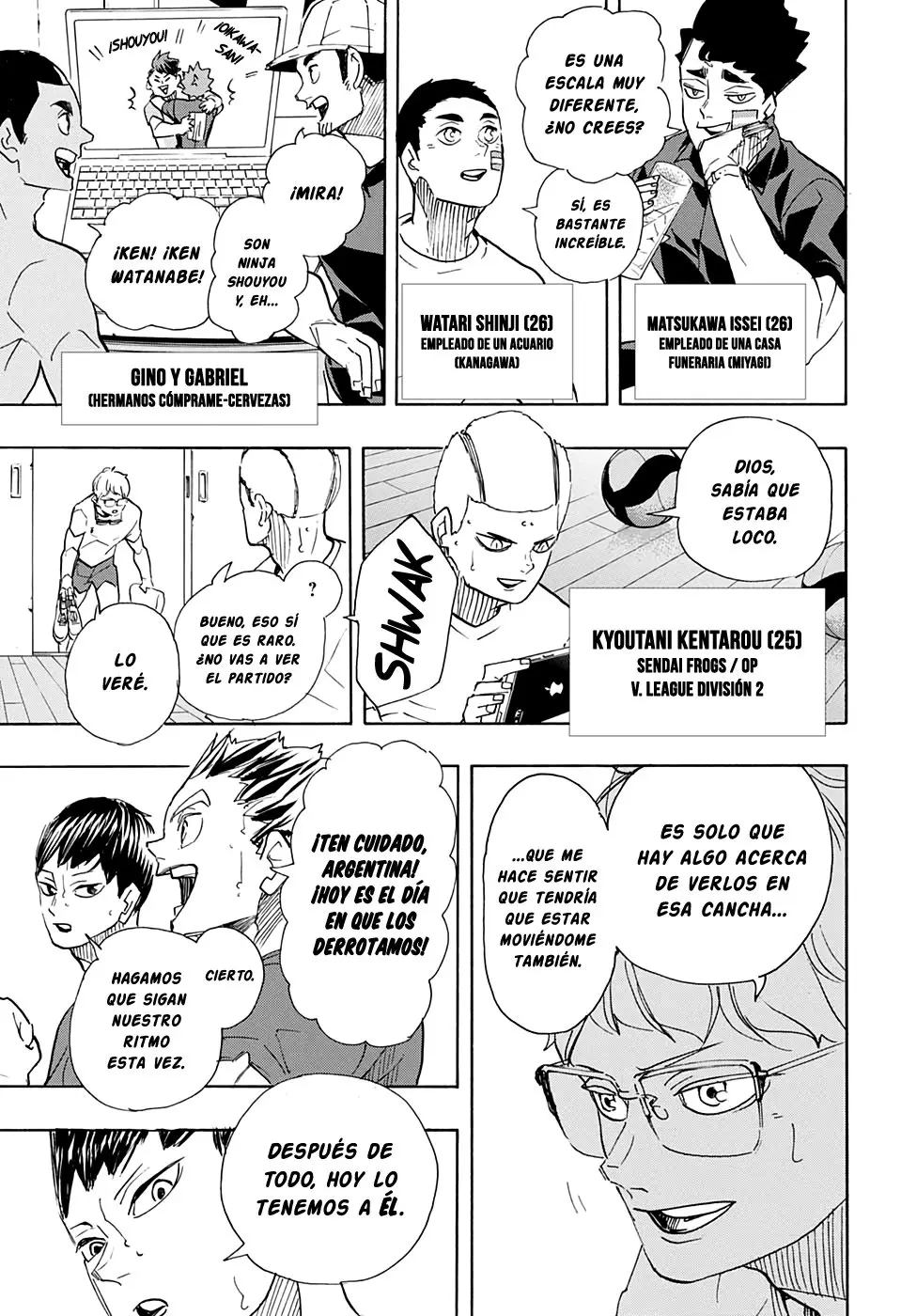 Haikyu!! capítulo 402, página 14