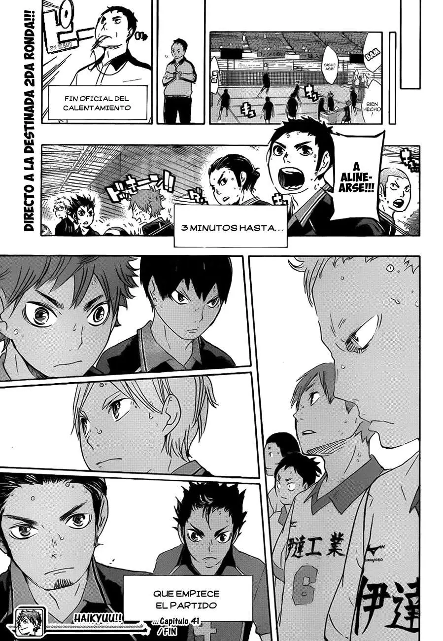 Haikyu!! capítulo 41, página 20