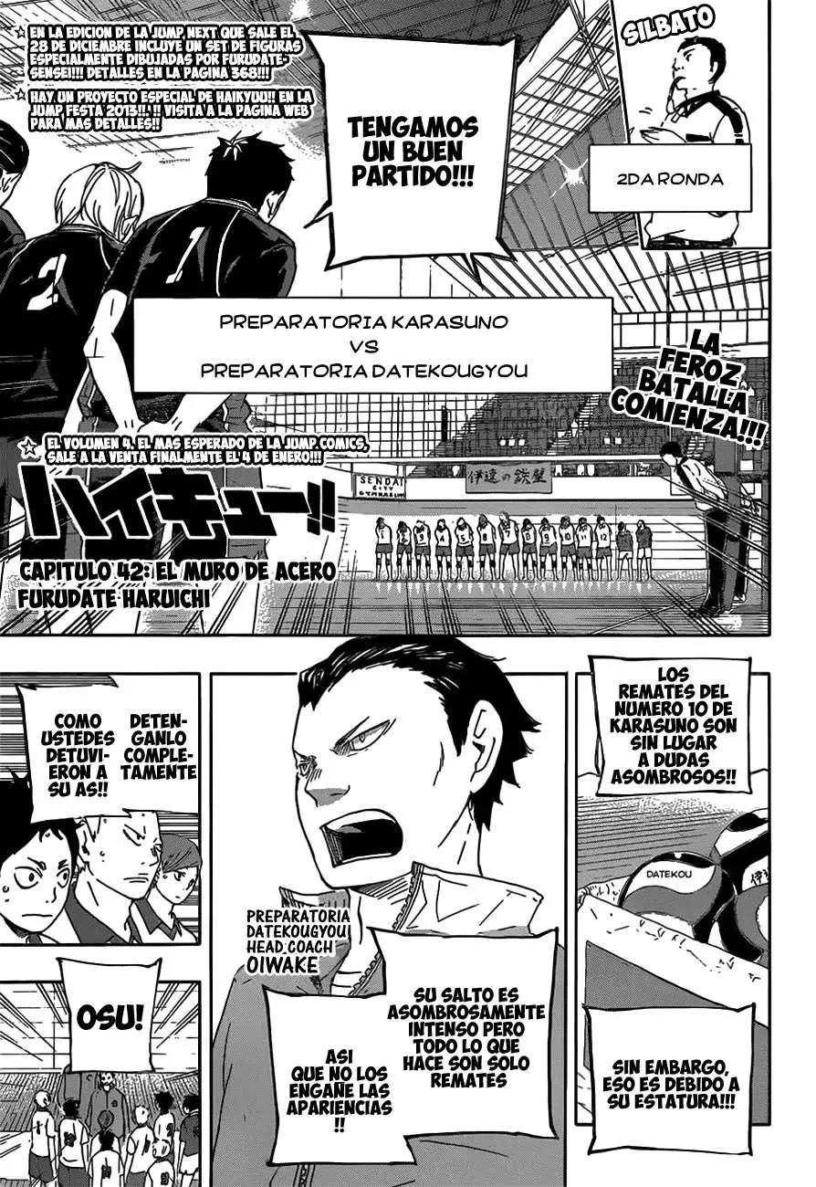 Haikyu!! capítulo 42, página 2