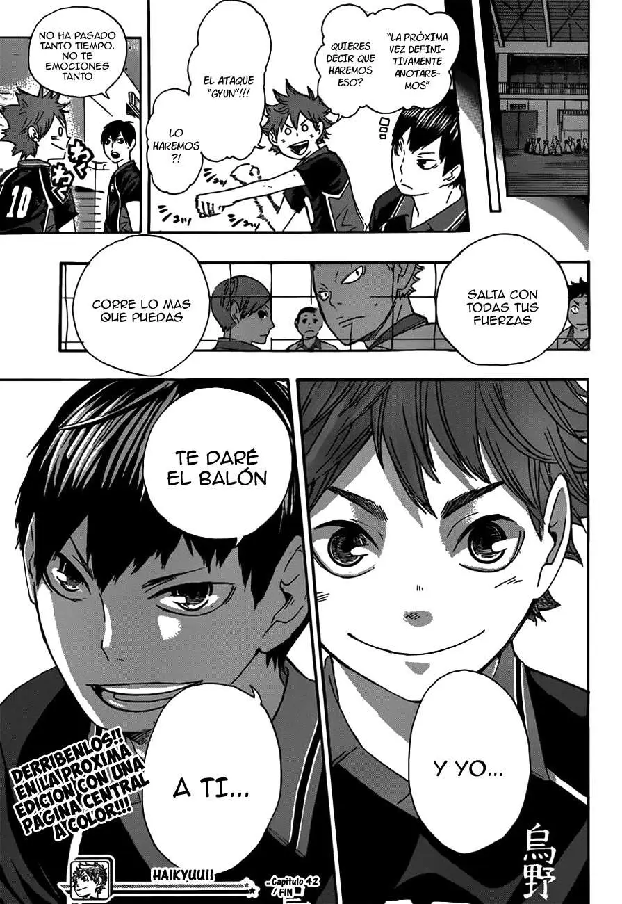 Haikyu!! capítulo 42, página 19