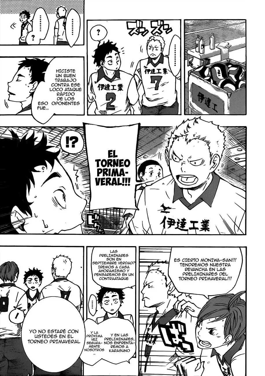 Haikyu!! capítulo 47, página 13