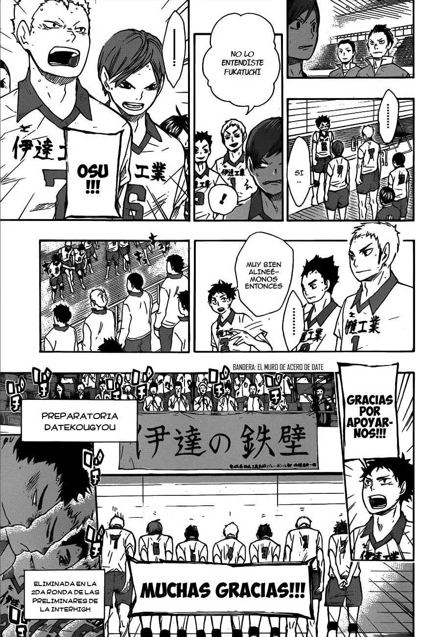 Haikyu!! capítulo 47, página 15