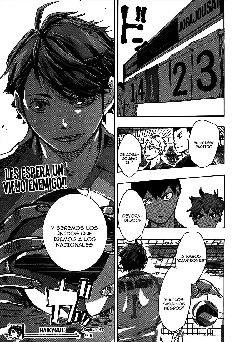 Haikyu!! capítulo 47, página 19