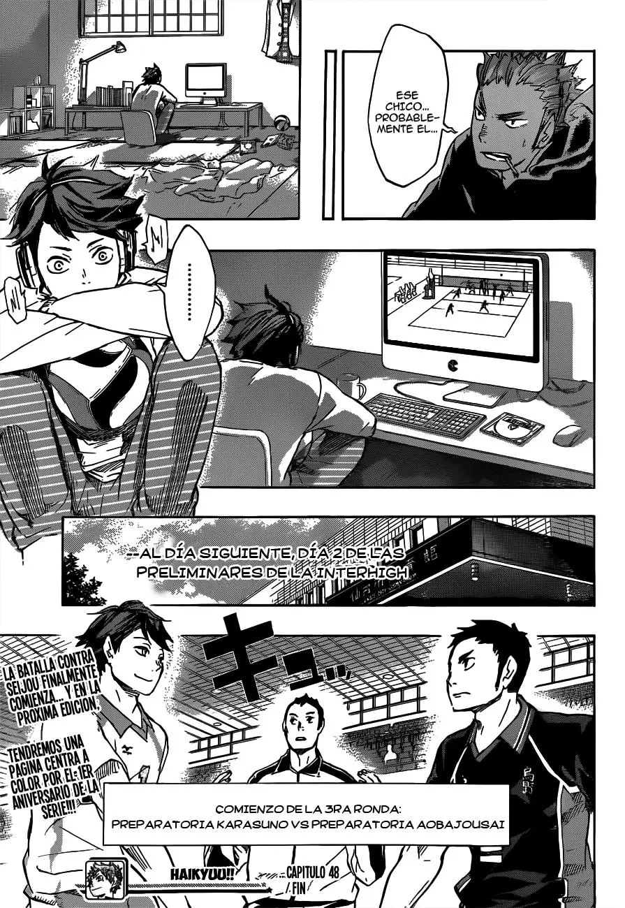 Haikyu!! capítulo 48, página 19