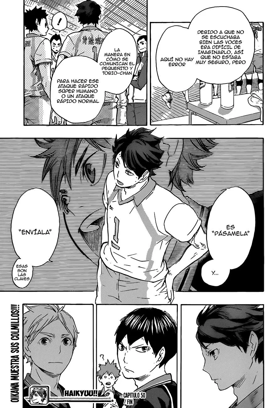 Haikyu!! capítulo 50, página 20