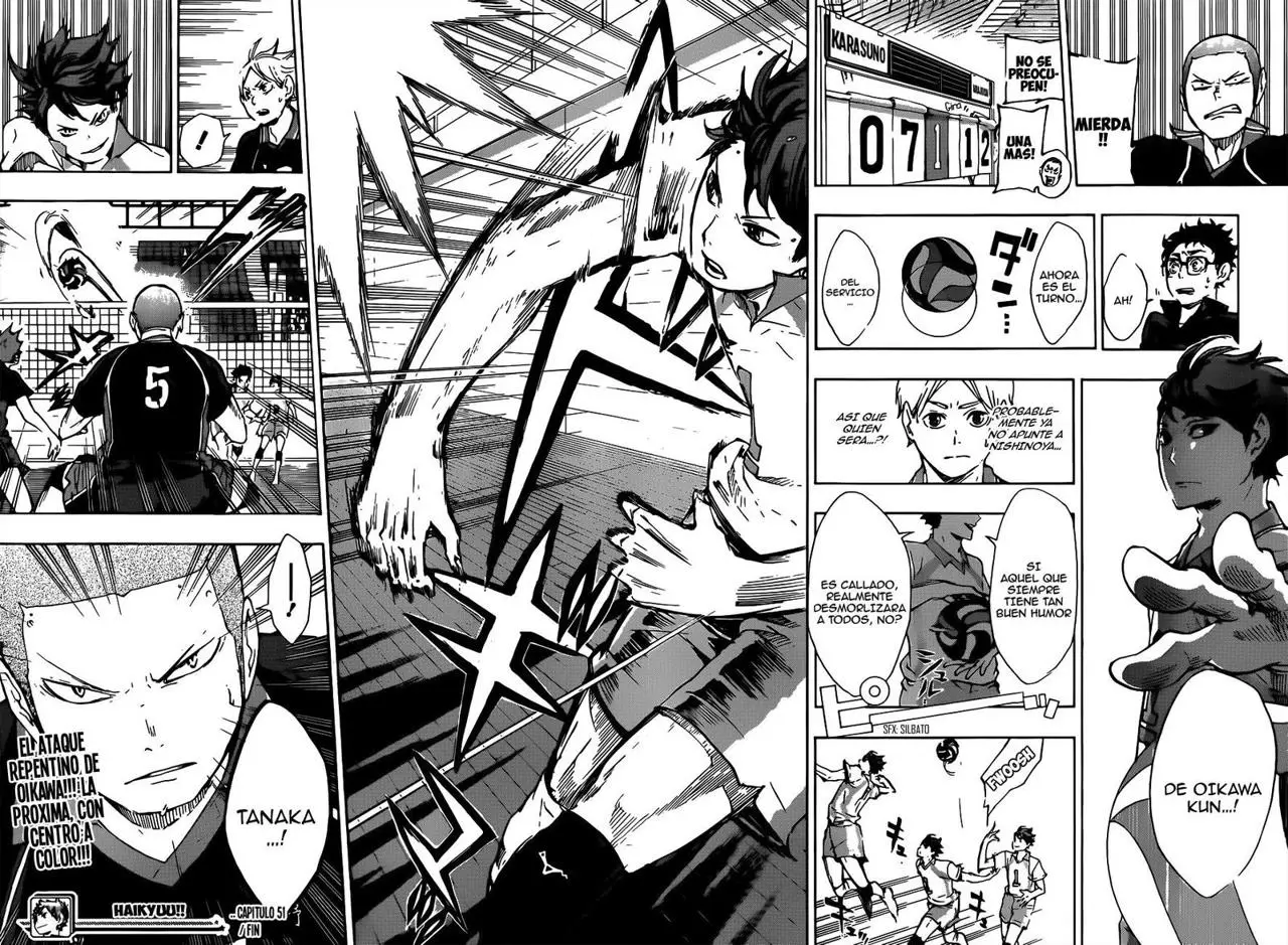 Haikyu!! capítulo 51, página 19