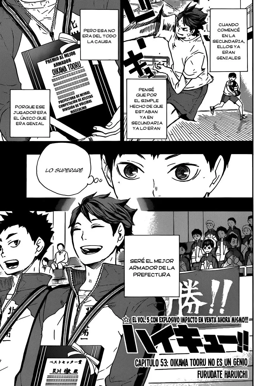 Haikyu!! capítulo 53, página 2