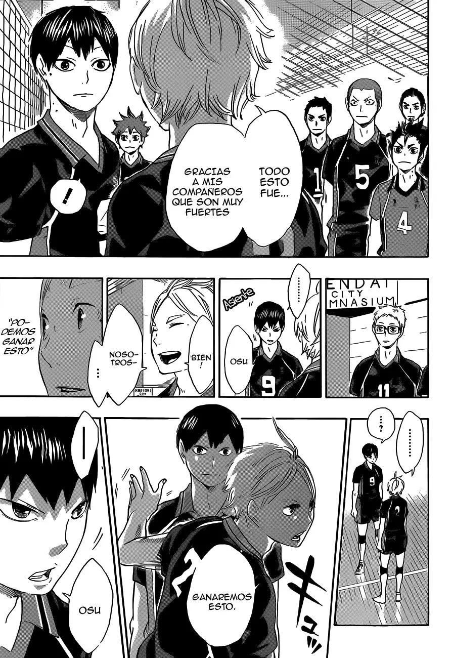 Haikyu!! capítulo 57, página 17