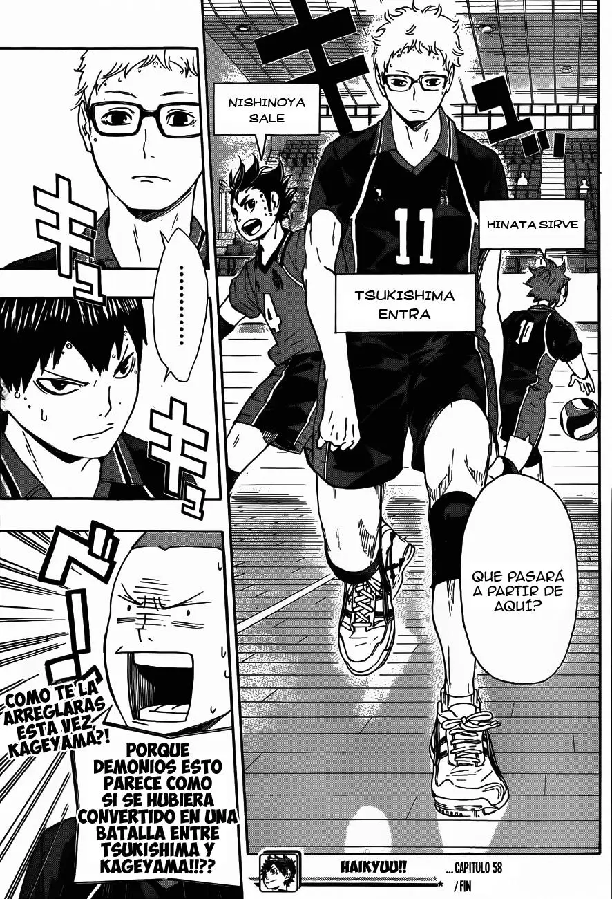 Haikyu!! capítulo 58, página 17
