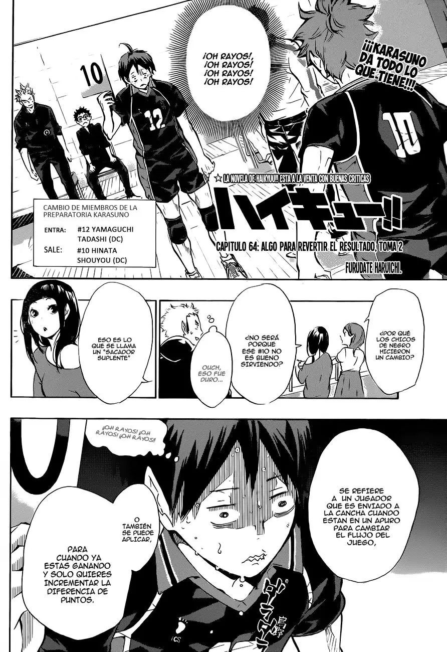 Haikyu!! capítulo 64, página 3