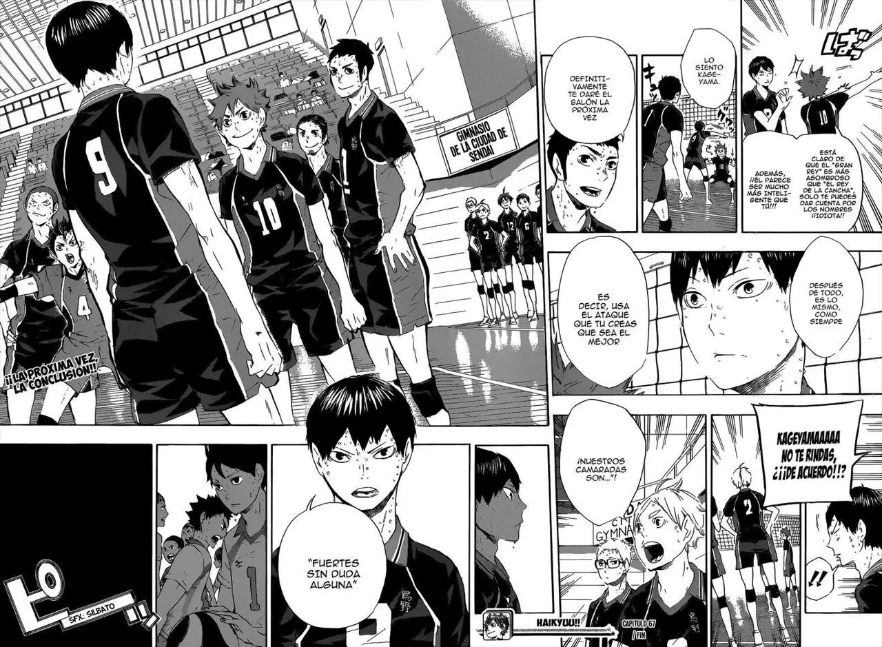Haikyu!! capítulo 67, página 20