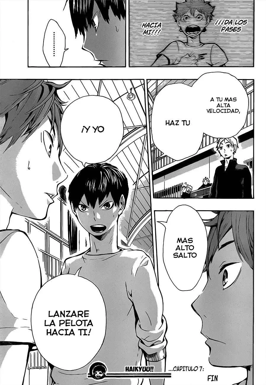 Haikyu!! capítulo 7, página 20