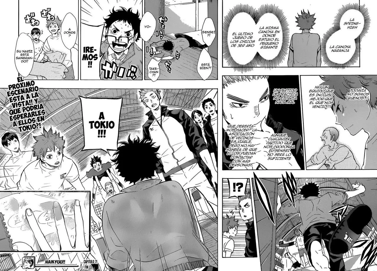 Haikyu!! capítulo 71, página 17