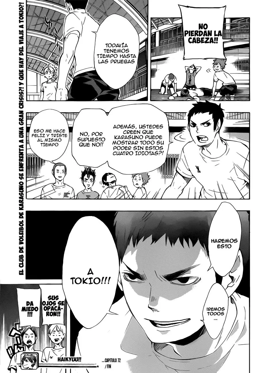 Haikyu!! capítulo 72, página 19