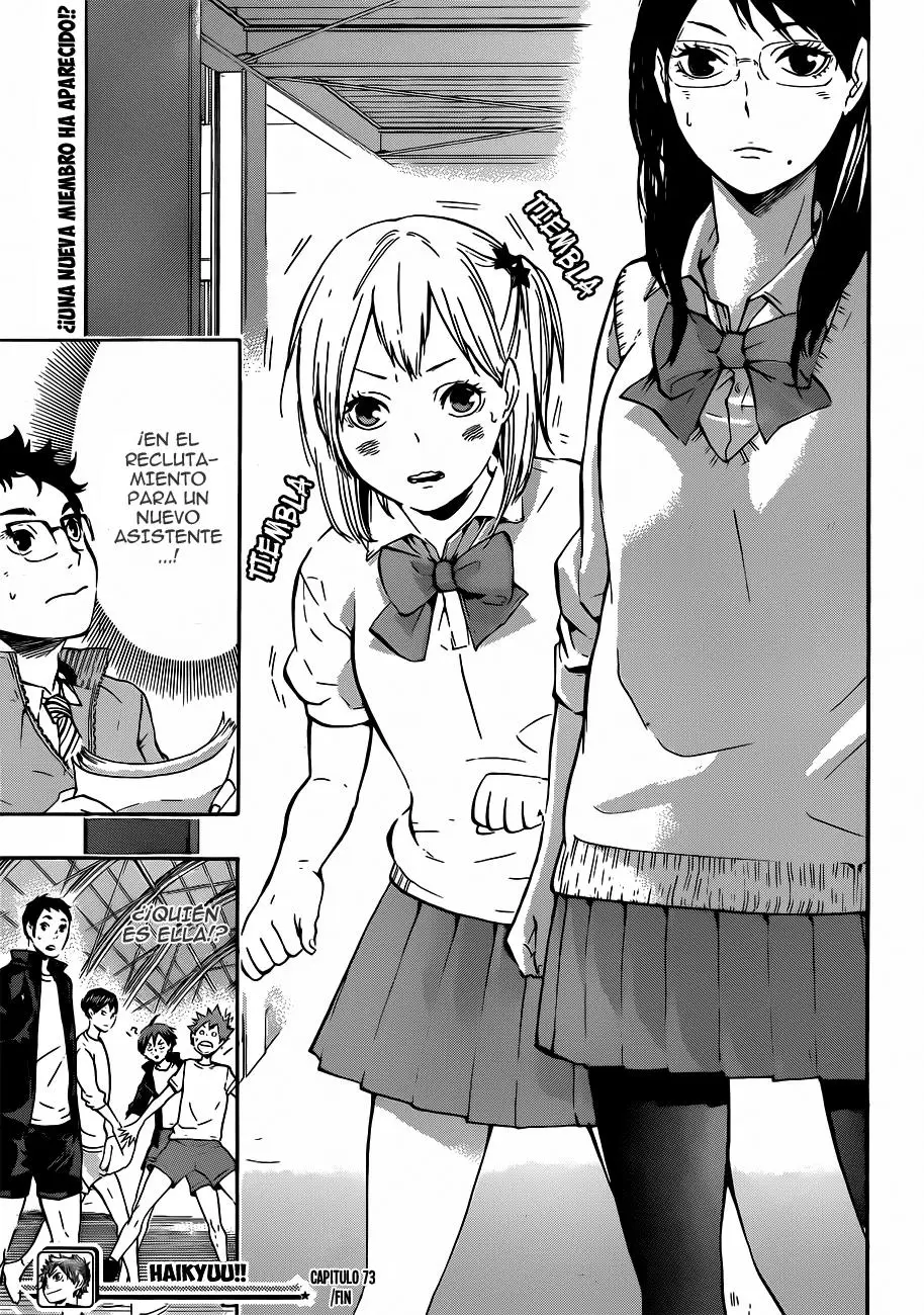 Haikyu!! capítulo 73, página 20