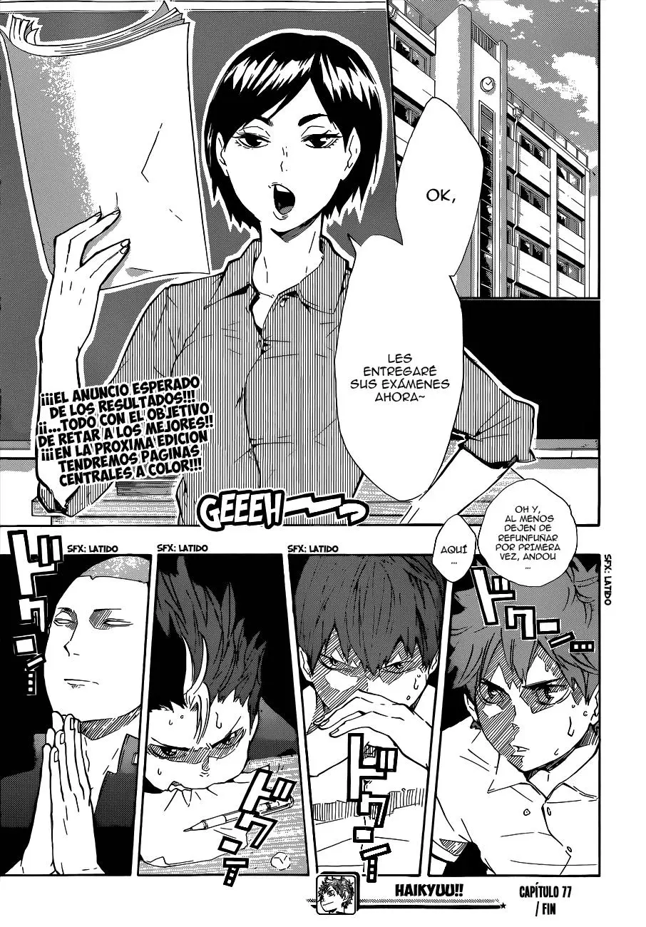 Haikyu!! capítulo 77, página 21