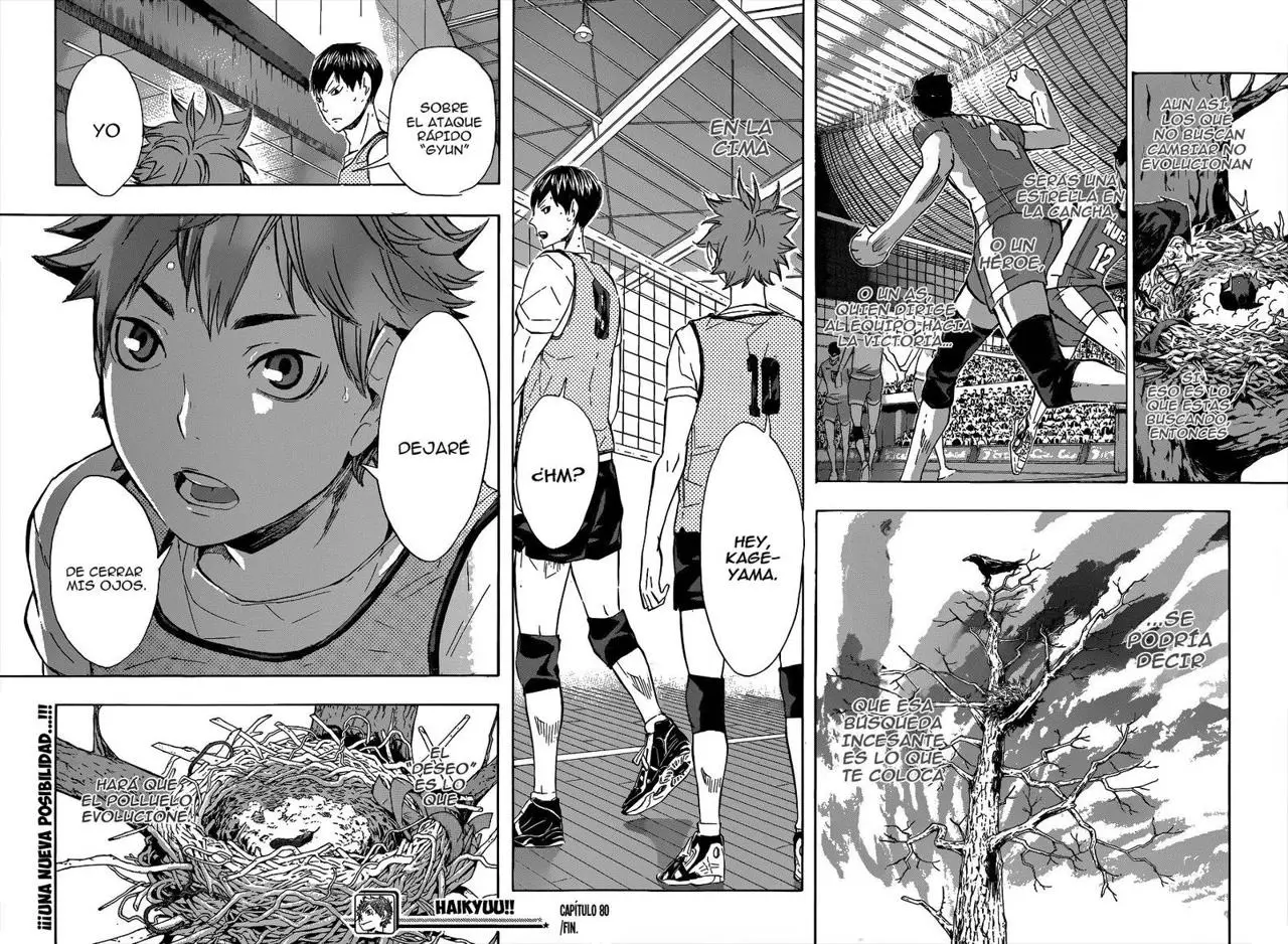 Haikyu!! capítulo 80, página 19