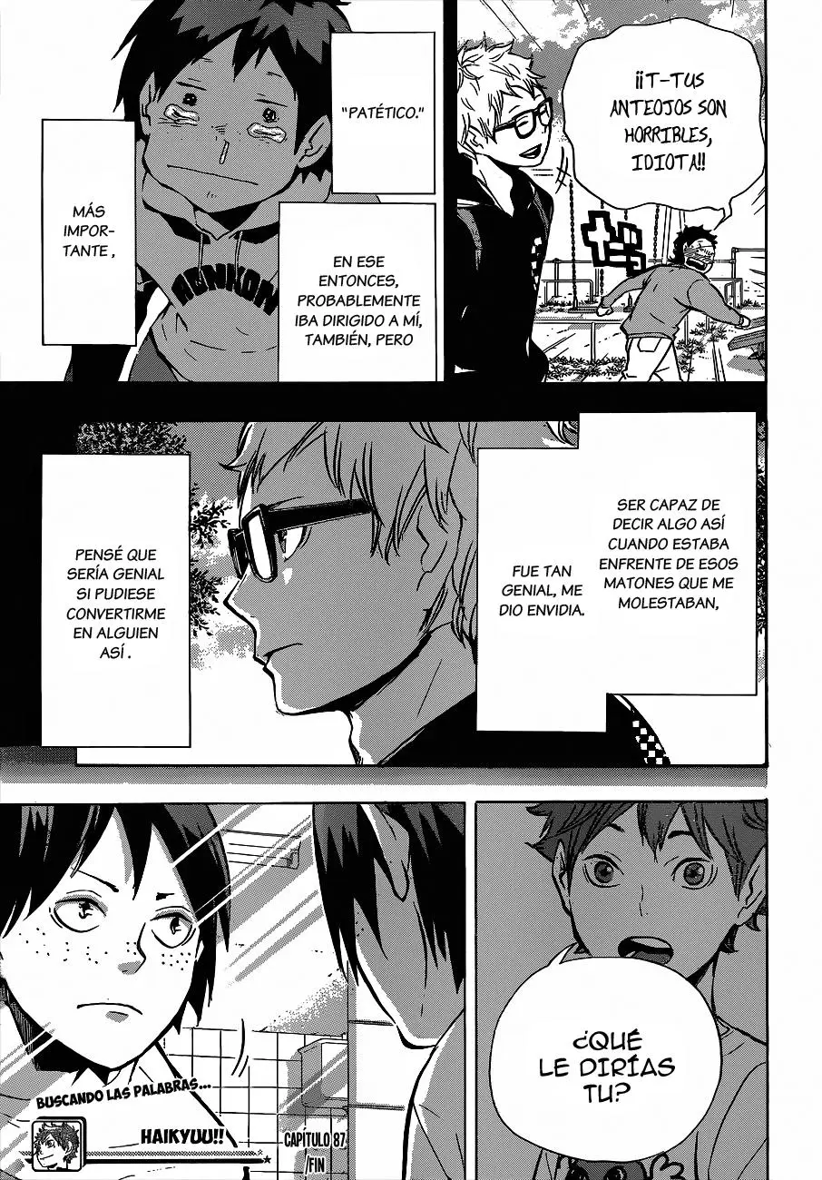 Haikyu!! capítulo 87, página 19