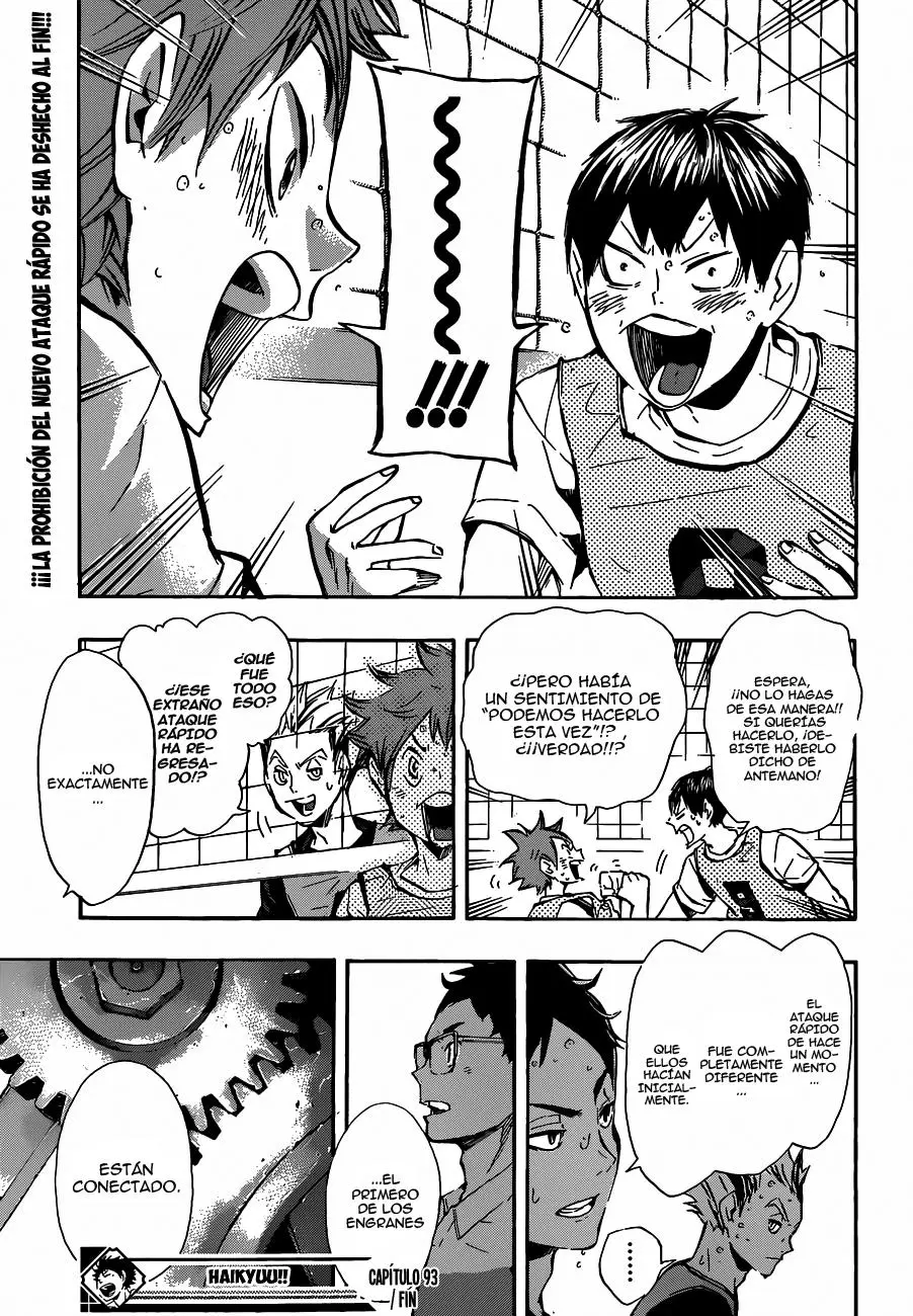 Haikyu!! capítulo 93, página 19