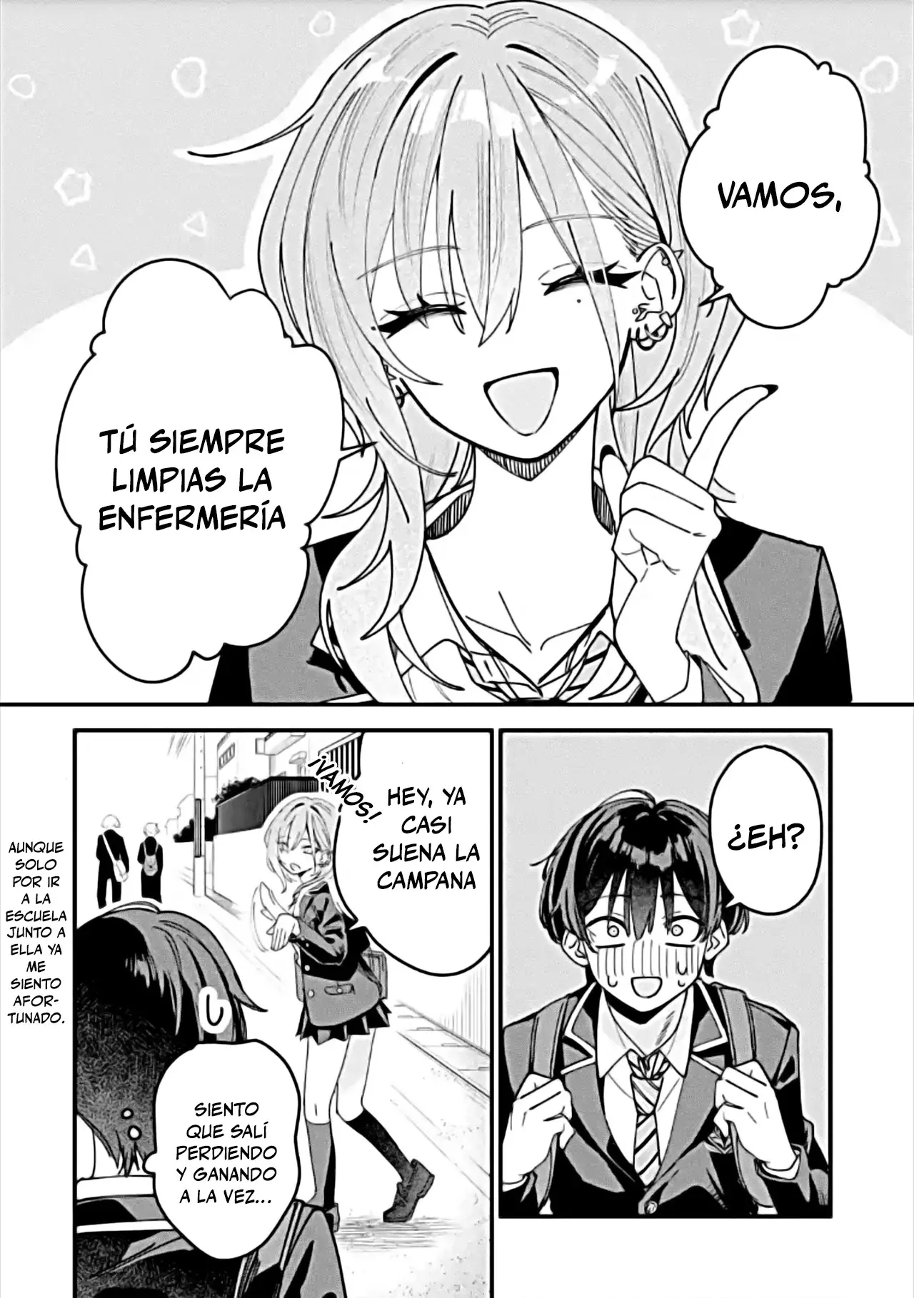 Haimiya-senpai es Aterradora pero Linda capítulo 2, página 6