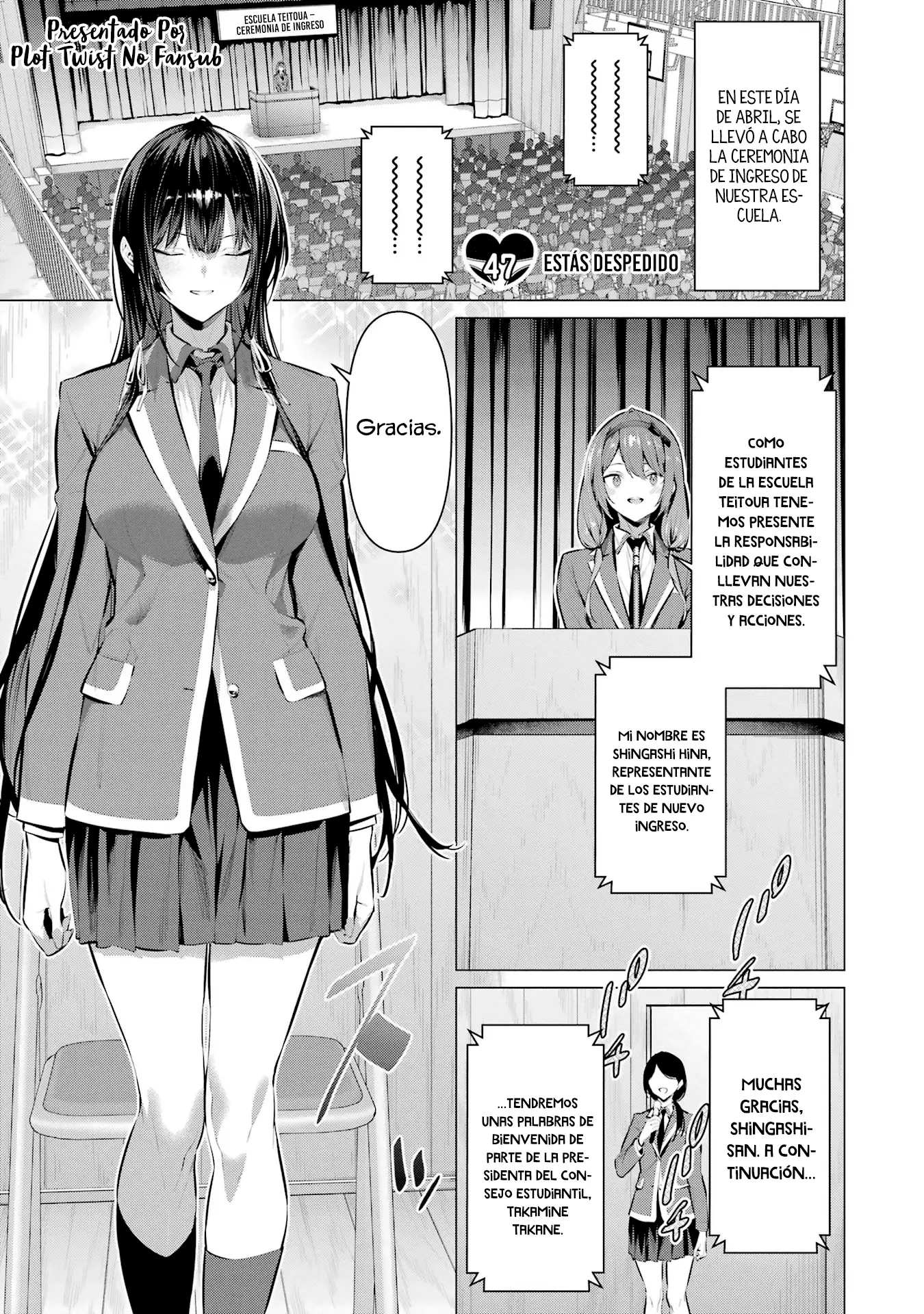 Haite Kudasai, Takamine-San capítulo 47, página 2