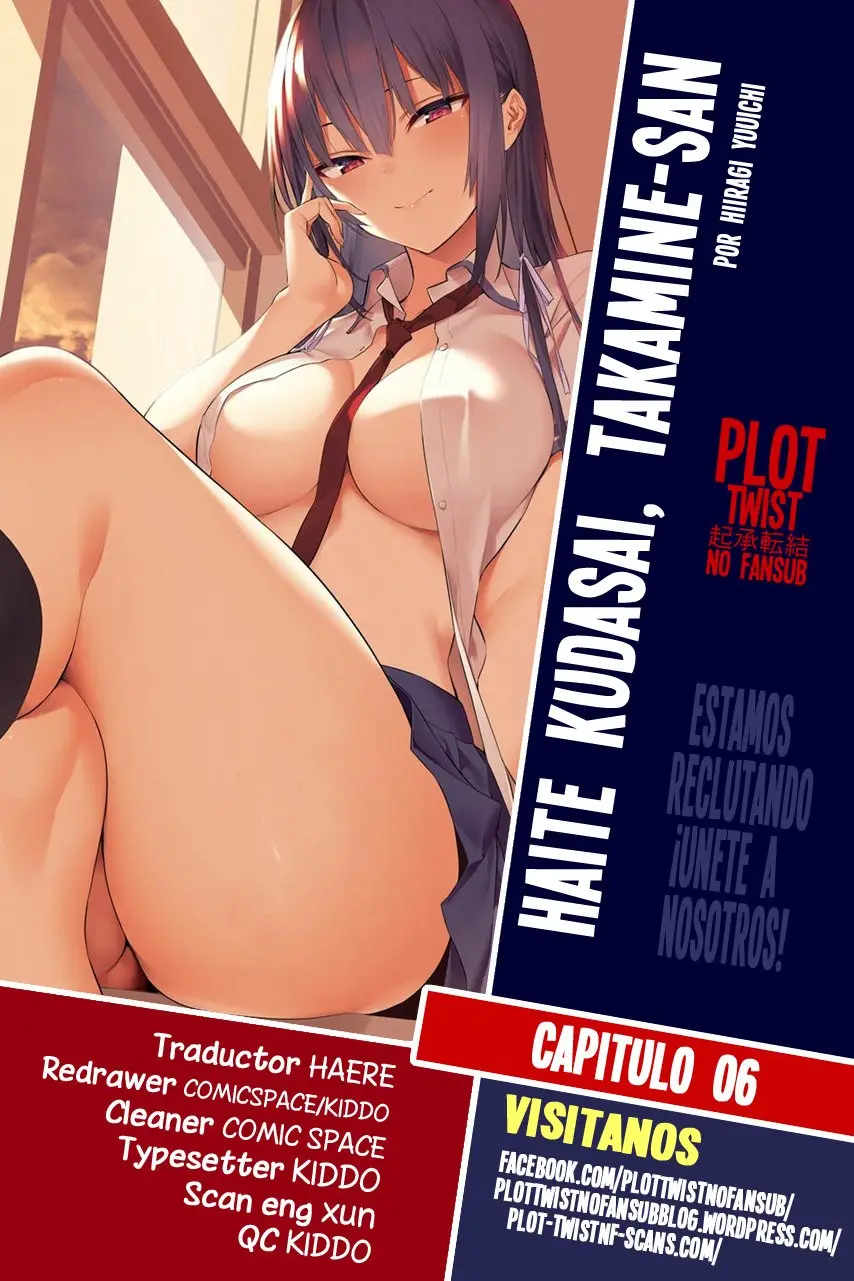 Haite Kudasai, Takamine-San capítulo 6, página 1