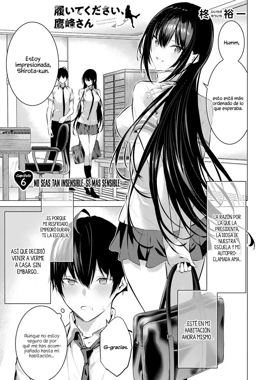 Haite Kudasai, Takamine-San capítulo 6, página 3