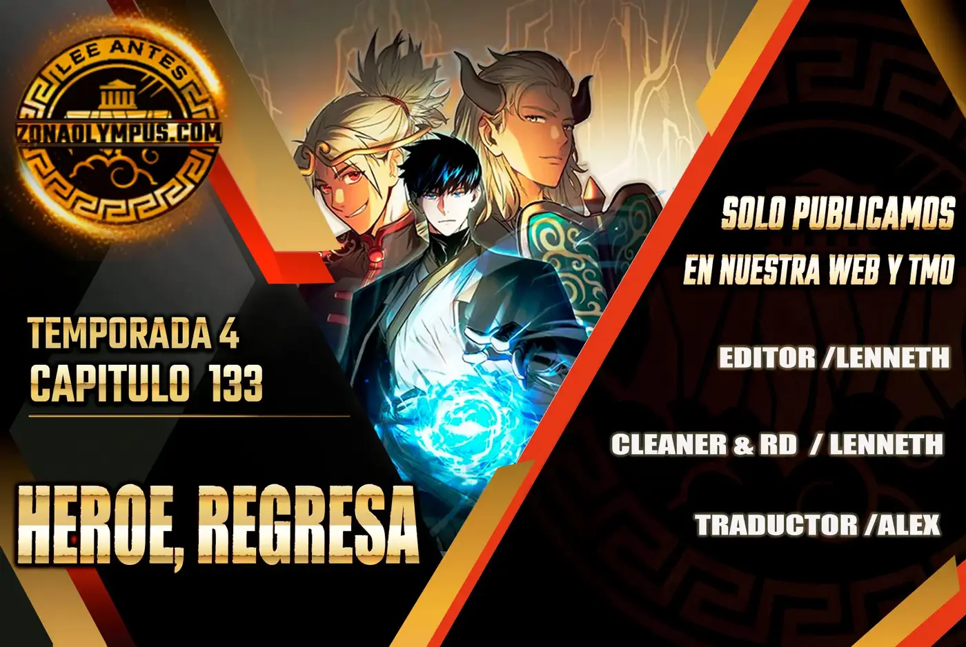 Heroe, regresa capítulo 133, página 1