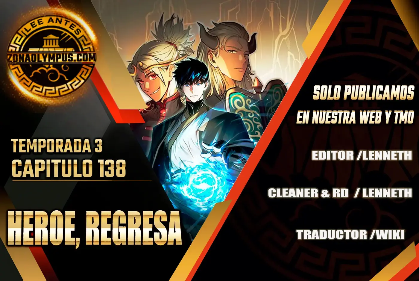 Heroe, regresa capítulo 138, página 1