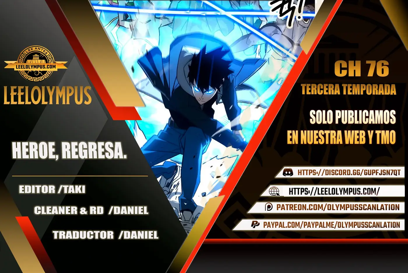 Heroe, regresa capítulo 76, página 1