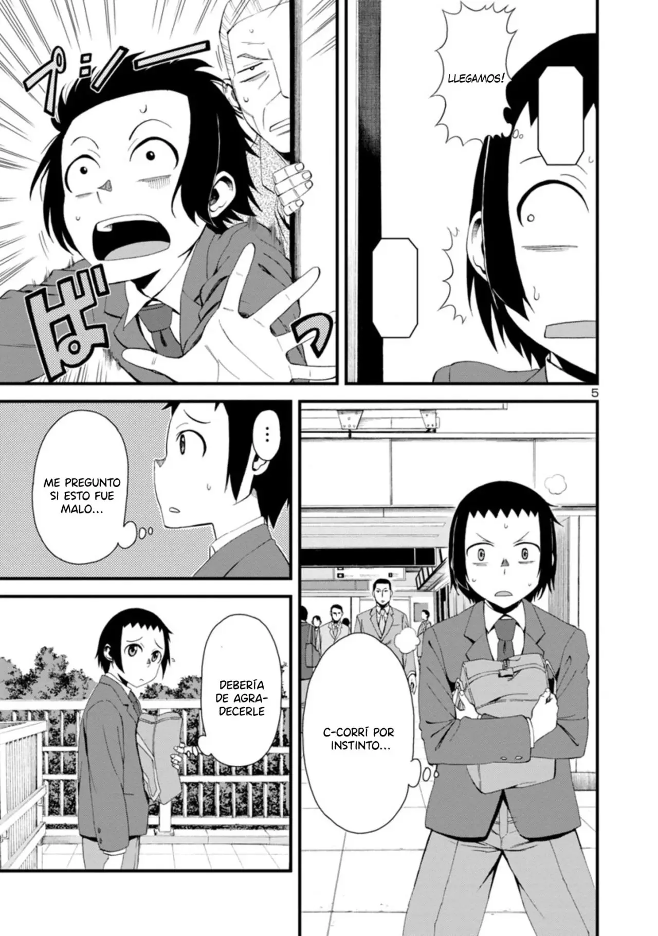 Hitomi-chan es Timida con los Extraños capítulo 1, página 5