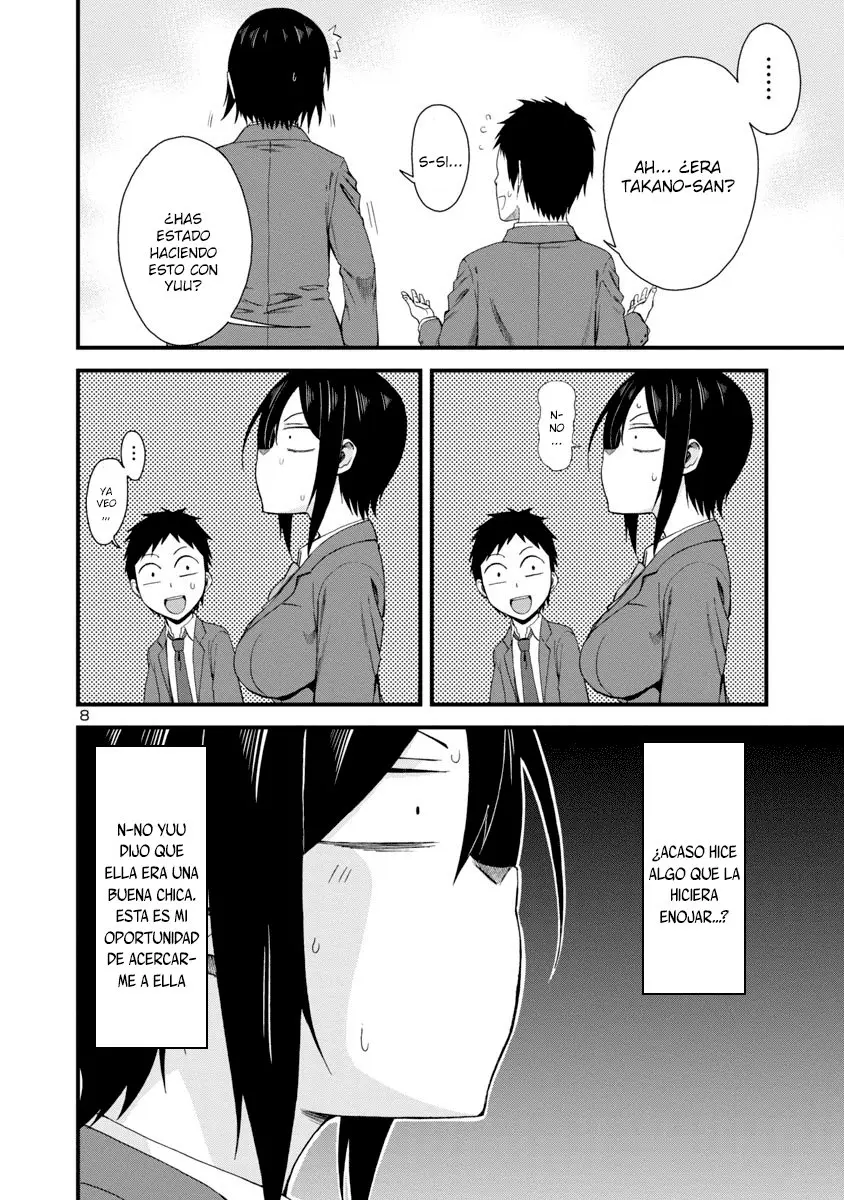 Hitomi-chan es Timida con los Extraños capítulo 10, página 8