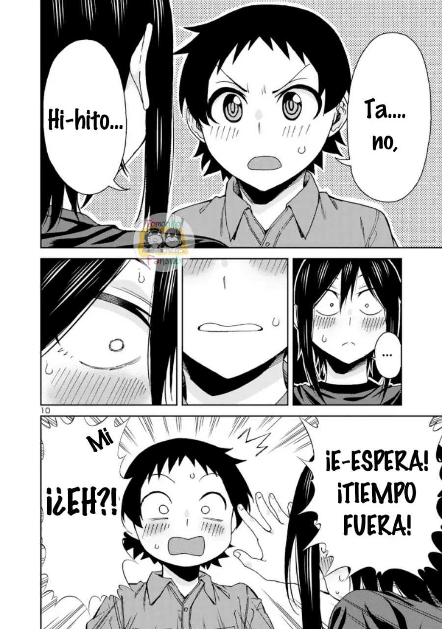 Hitomi-chan es Timida con los Extraños capítulo 101, página 9