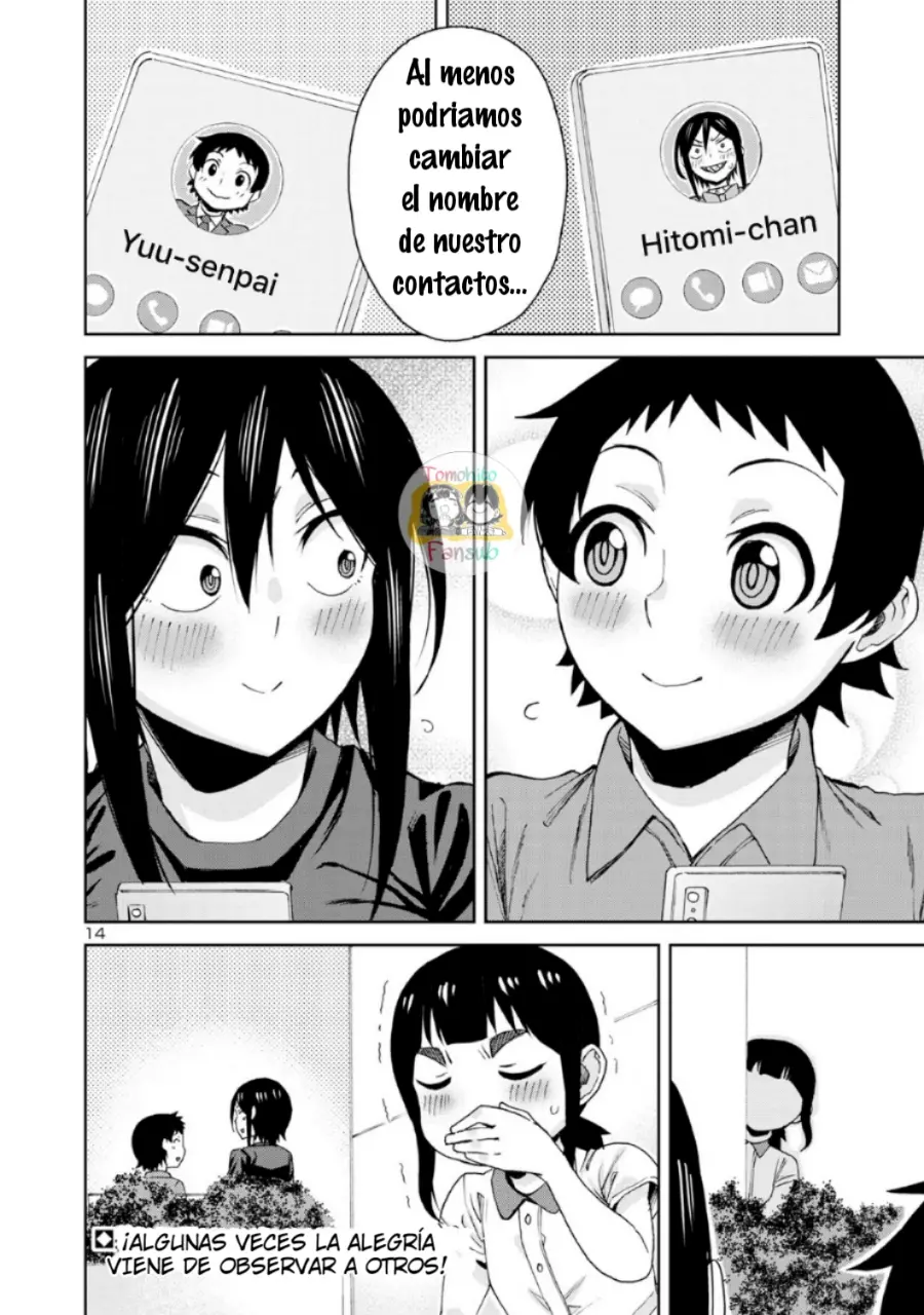 Hitomi-chan es Timida con los Extraños capítulo 101, página 13