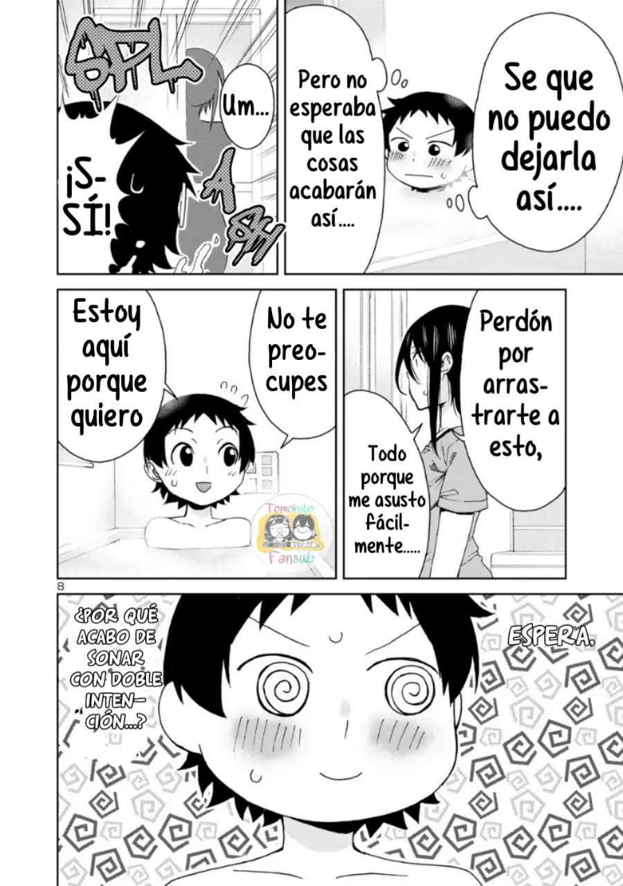 Hitomi-chan es Timida con los Extraños capítulo 104, página 9