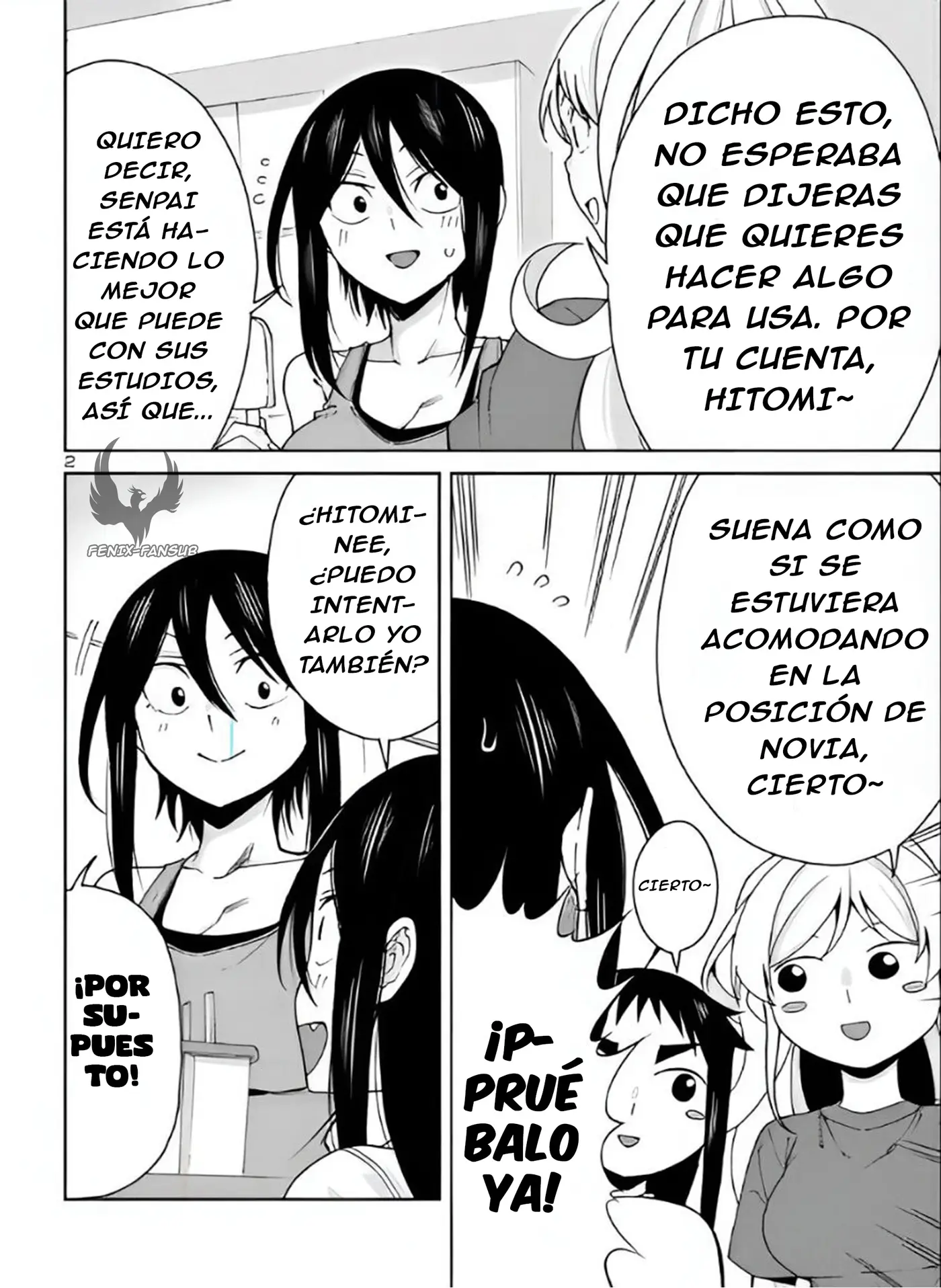 Hitomi-chan es Timida con los Extraños capítulo 107, página 3