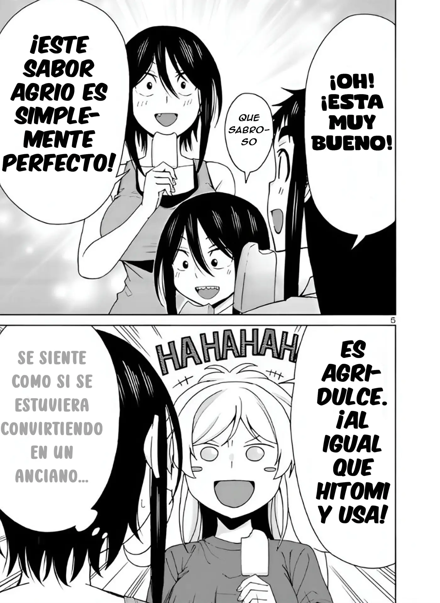 Hitomi-chan es Timida con los Extraños capítulo 107, página 6