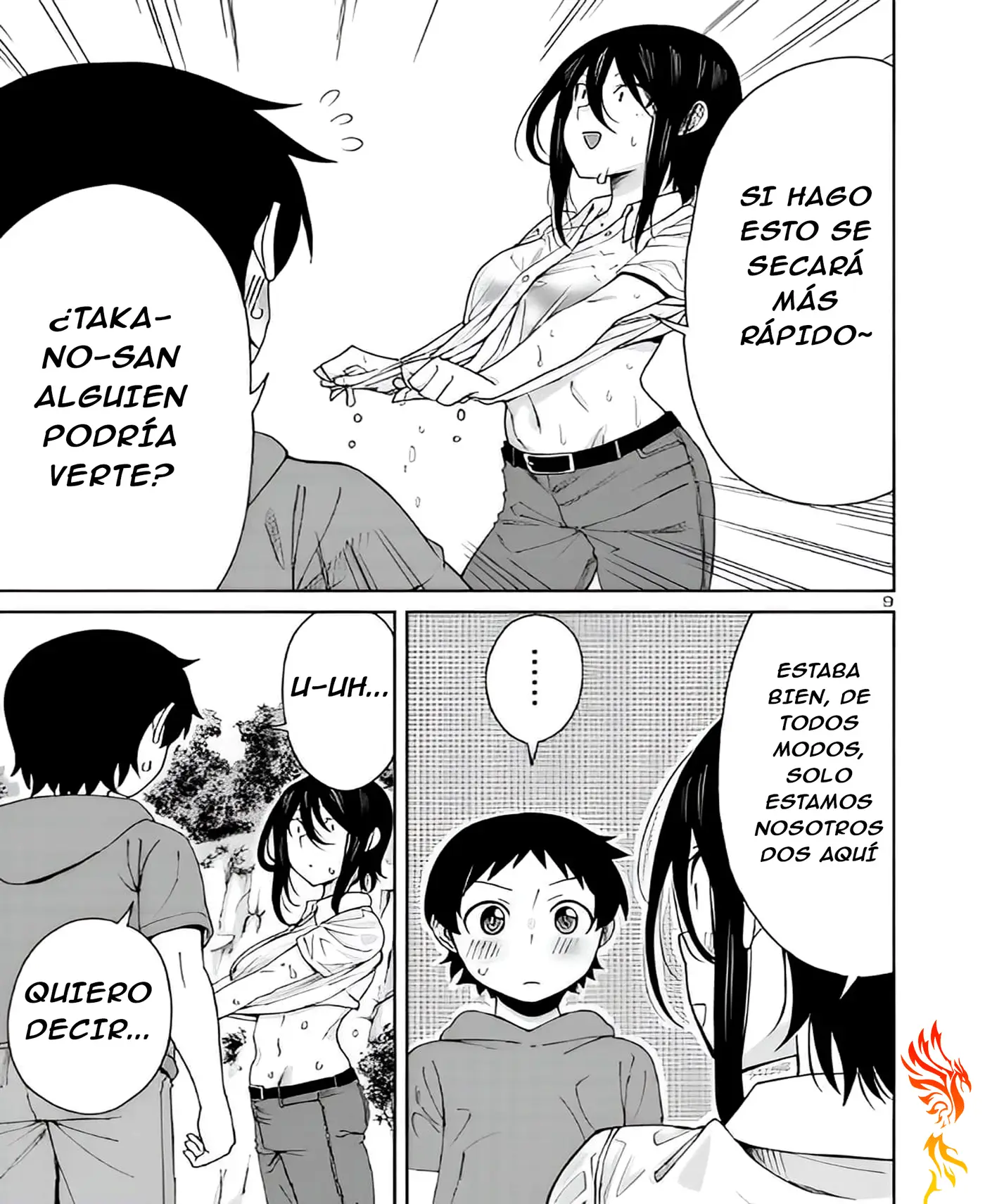 Hitomi-chan es Timida con los Extraños capítulo 110, página 13