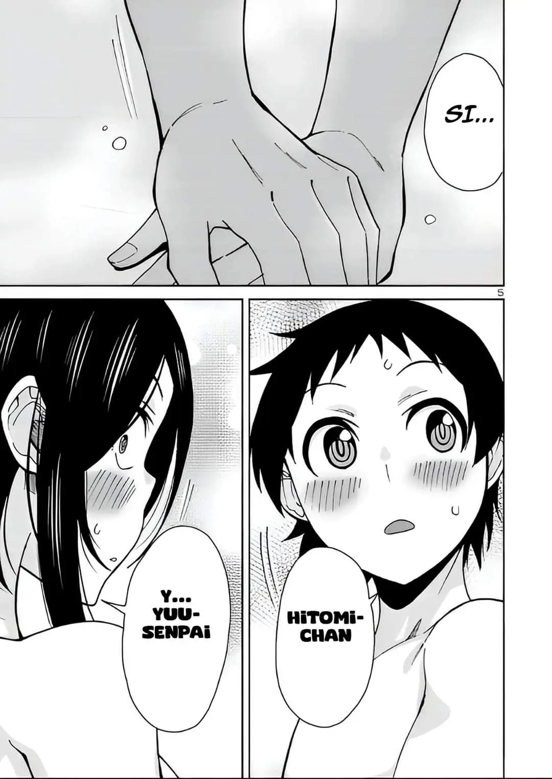 Hitomi-chan es Timida con los Extraños capítulo 111, página 9