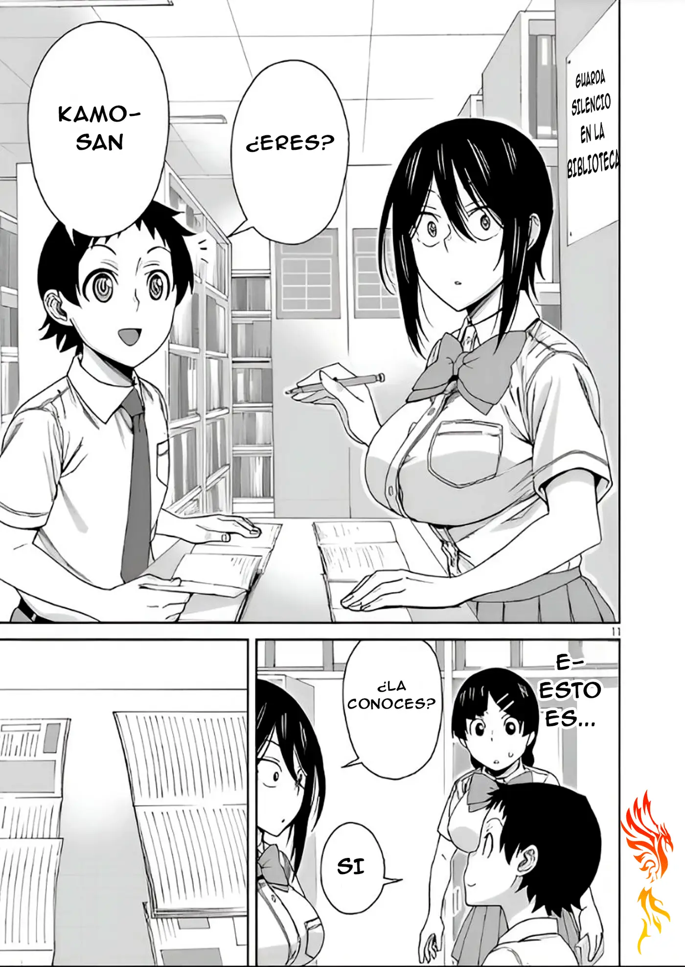 Hitomi-chan es Timida con los Extraños capítulo 116, página 14