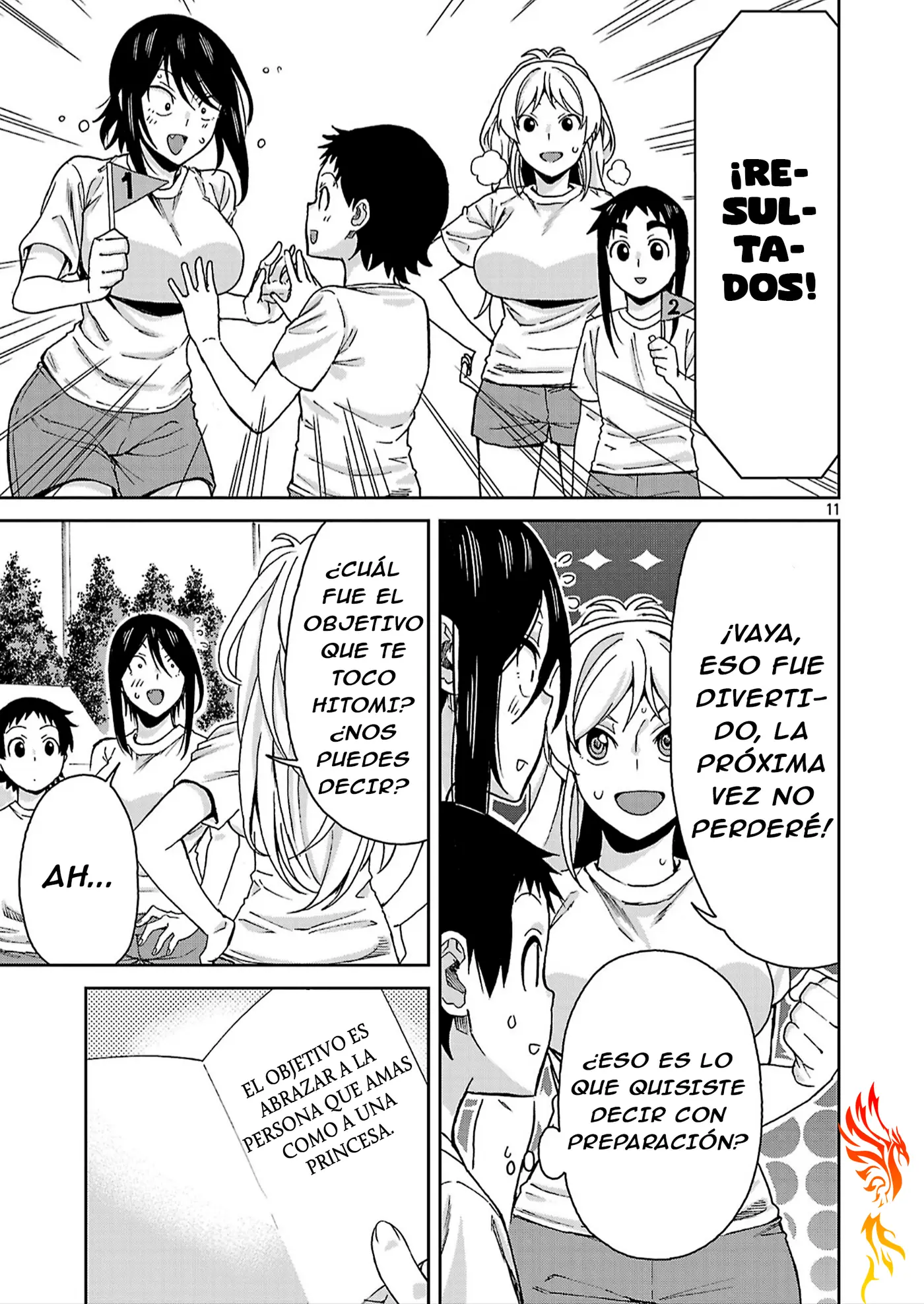 Hitomi-chan es Timida con los Extraños capítulo 119, página 12