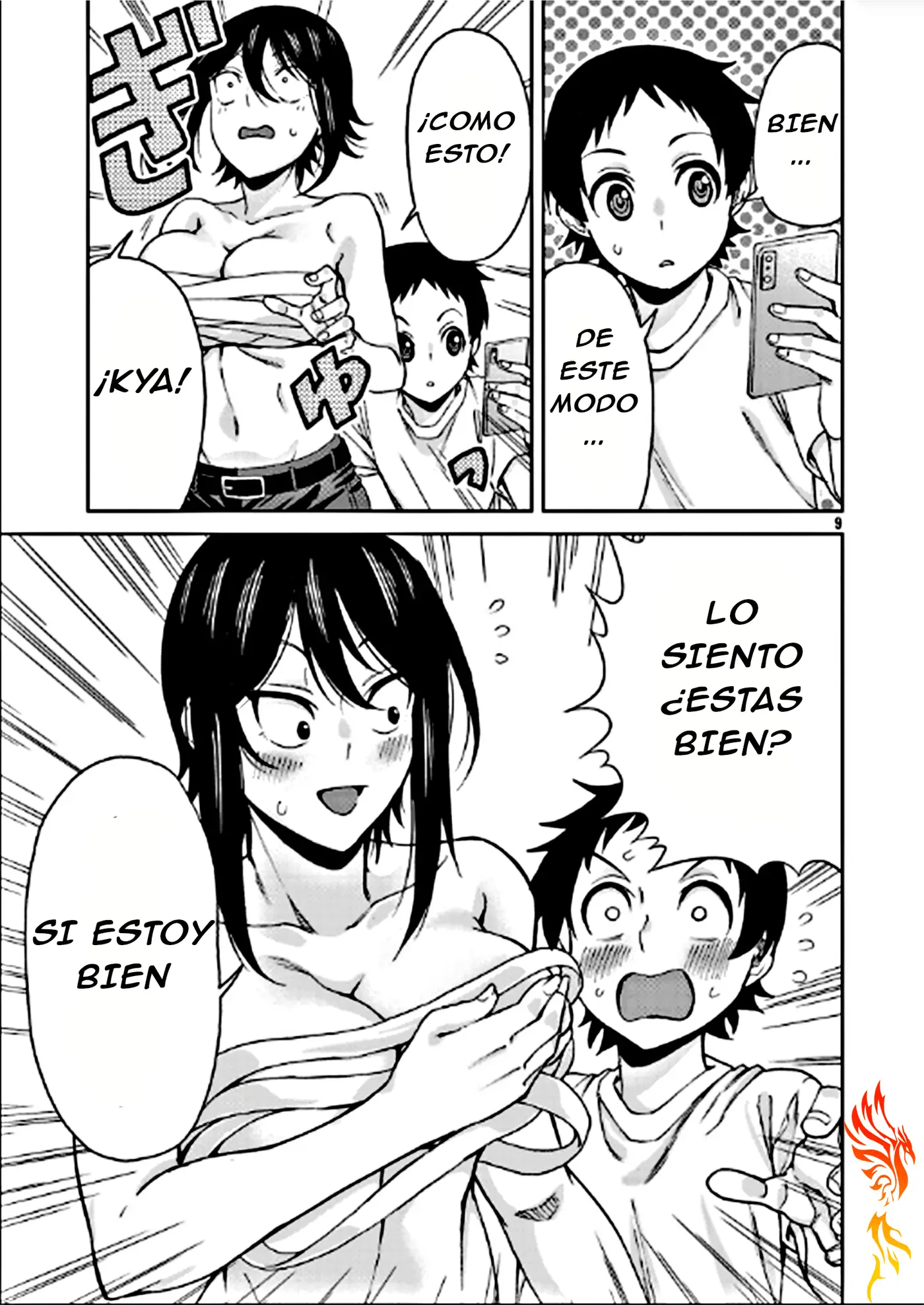 Hitomi-chan es Timida con los Extraños capítulo 120, página 10