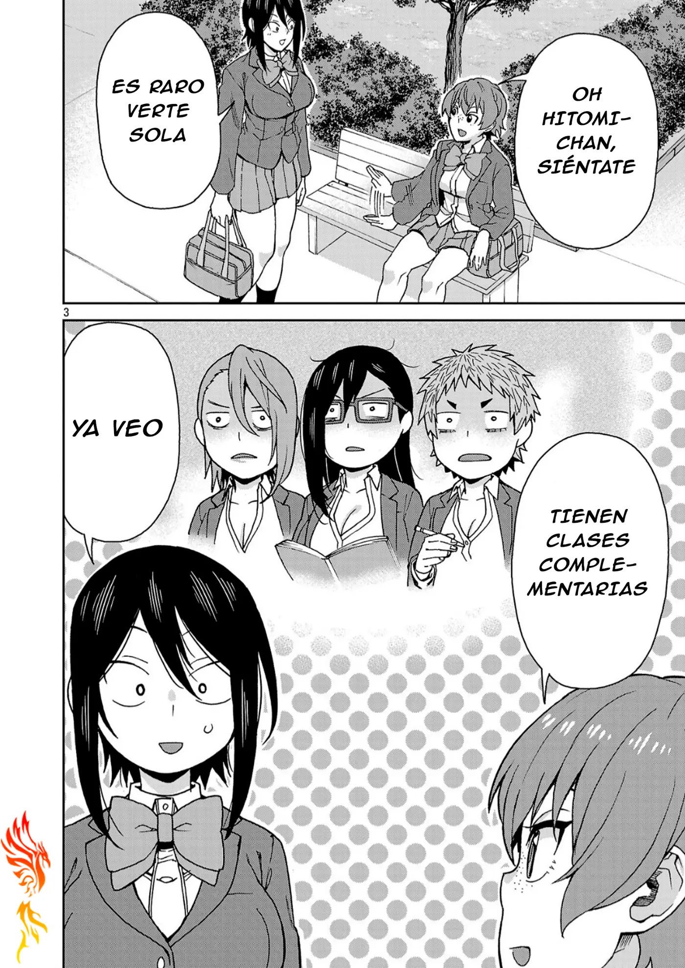 Hitomi-chan es Timida con los Extraños capítulo 123, página 4