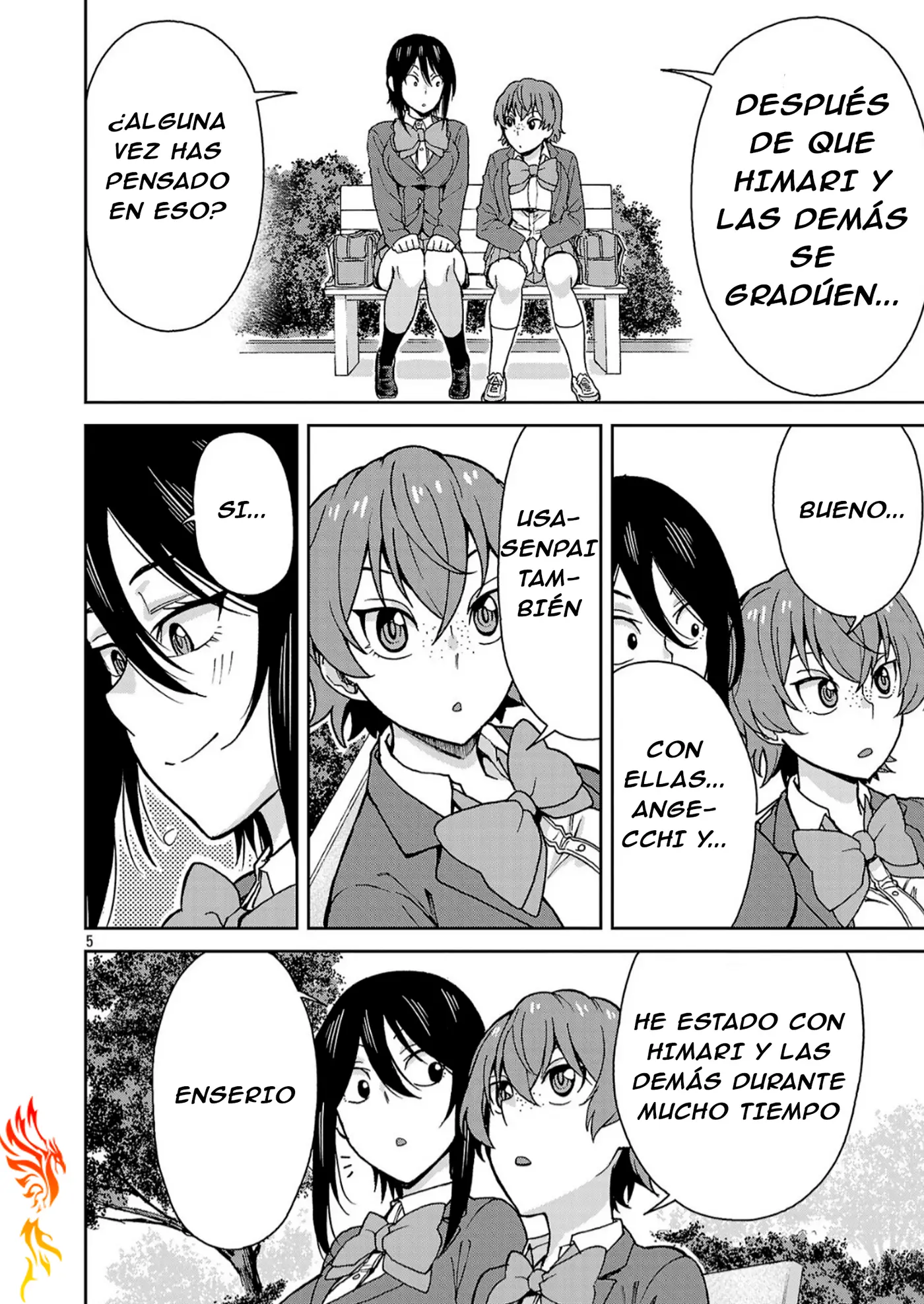 Hitomi-chan es Timida con los Extraños capítulo 123, página 6