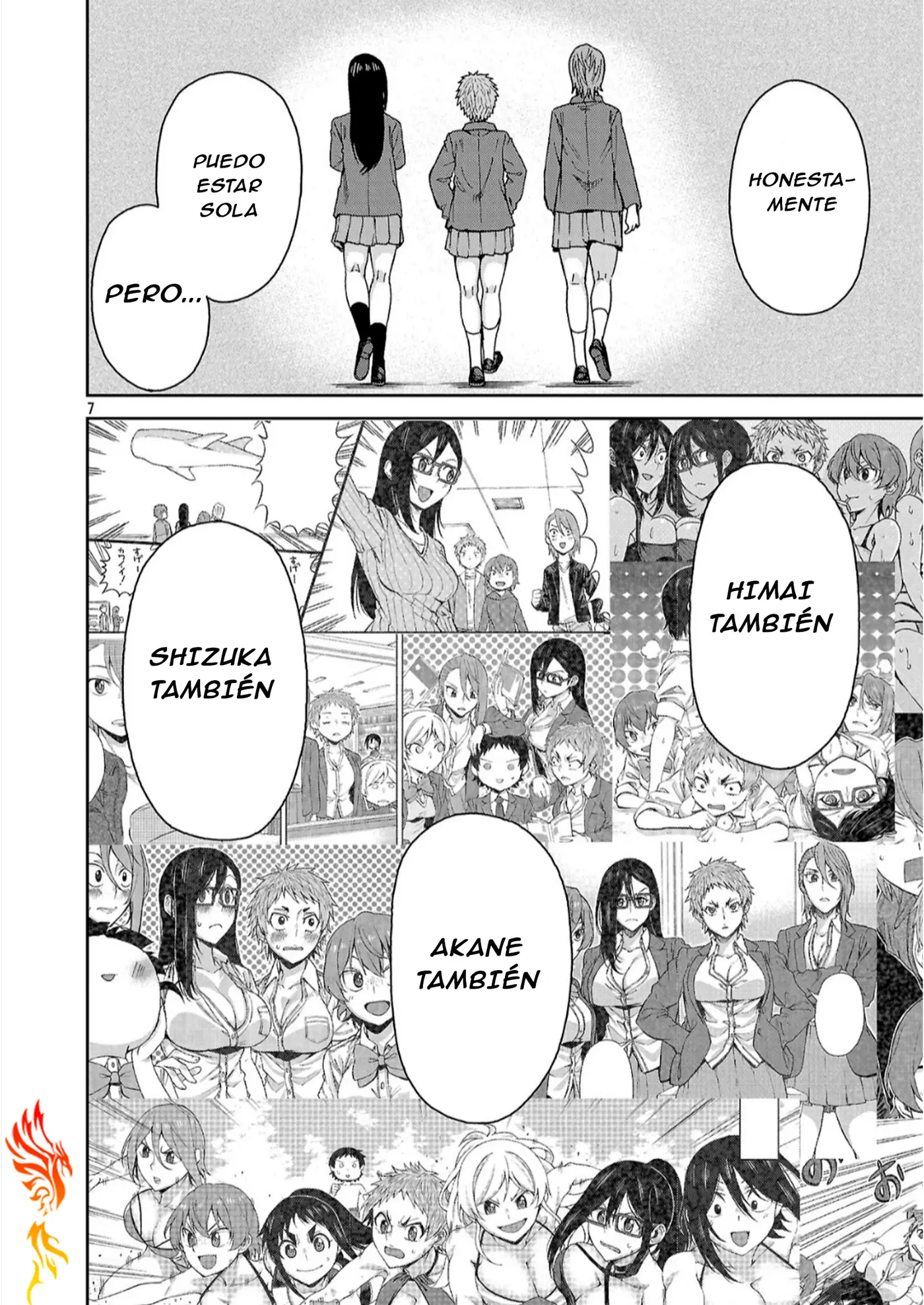Hitomi-chan es Timida con los Extraños capítulo 123, página 8