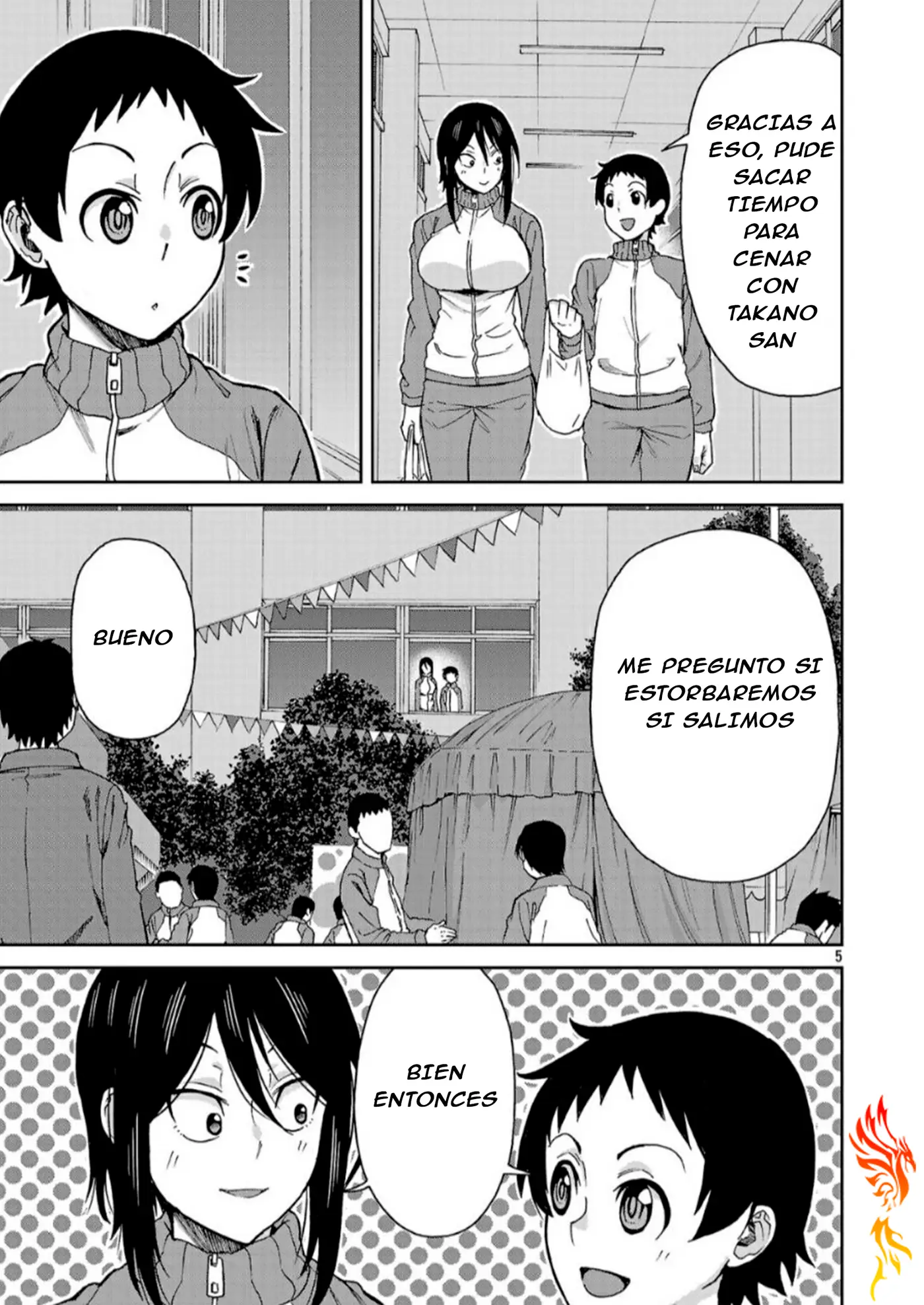 Hitomi-chan es Timida con los Extraños capítulo 124, página 6