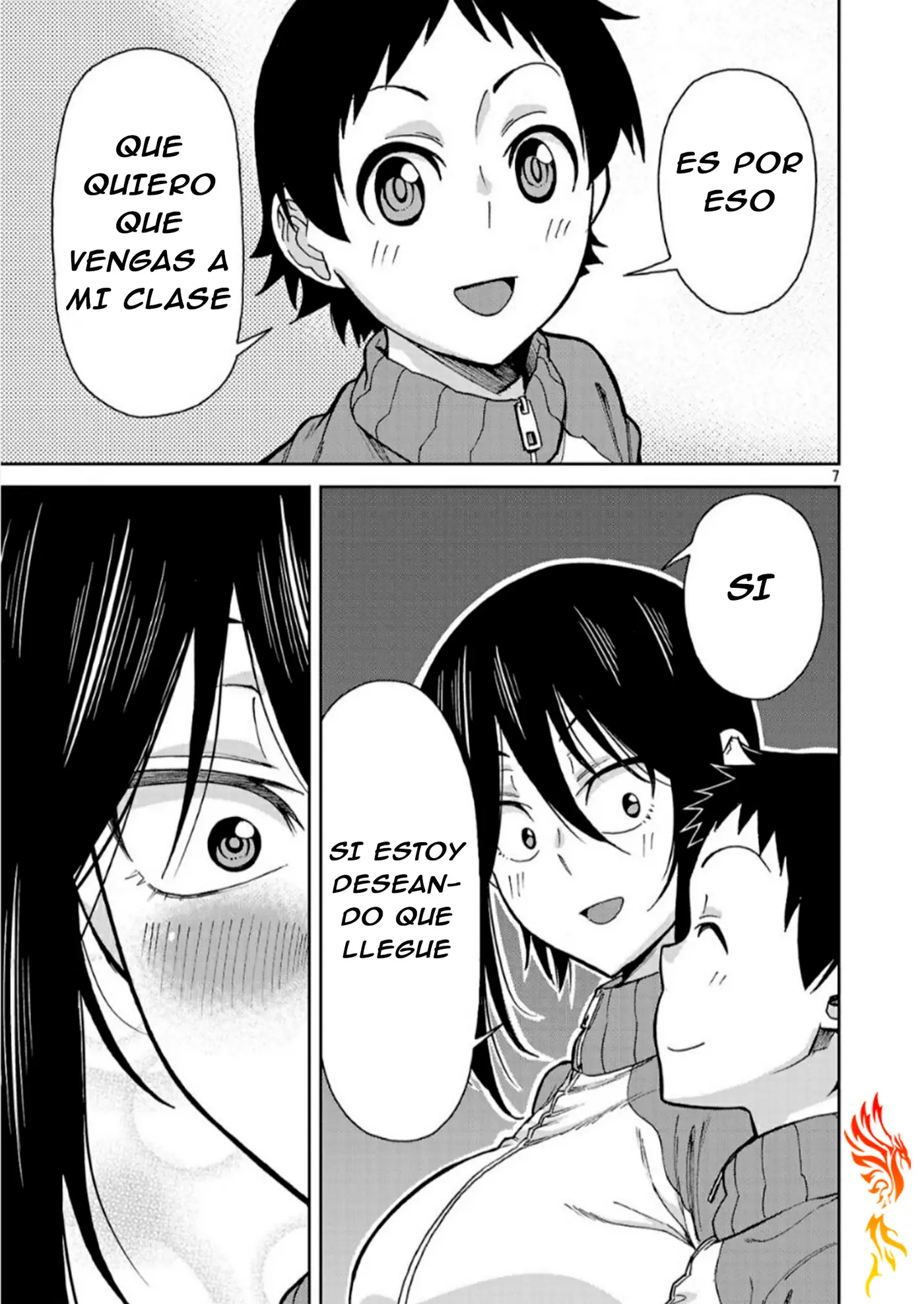 Hitomi-chan es Timida con los Extraños capítulo 124, página 8