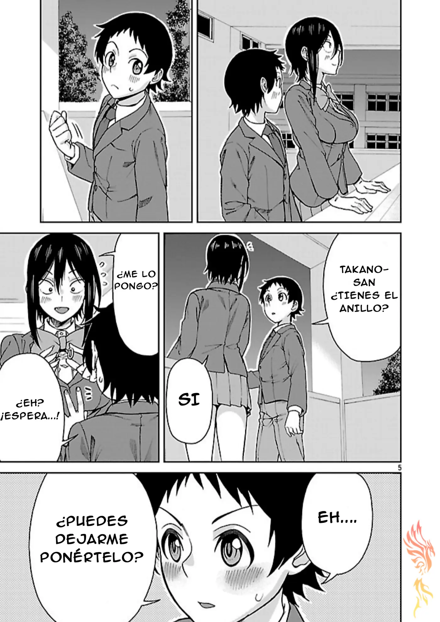 Hitomi-chan es Timida con los Extraños capítulo 127, página 6
