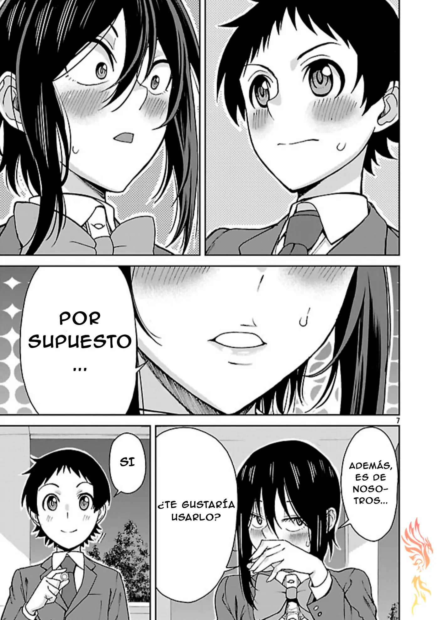 Hitomi-chan es Timida con los Extraños capítulo 127, página 8