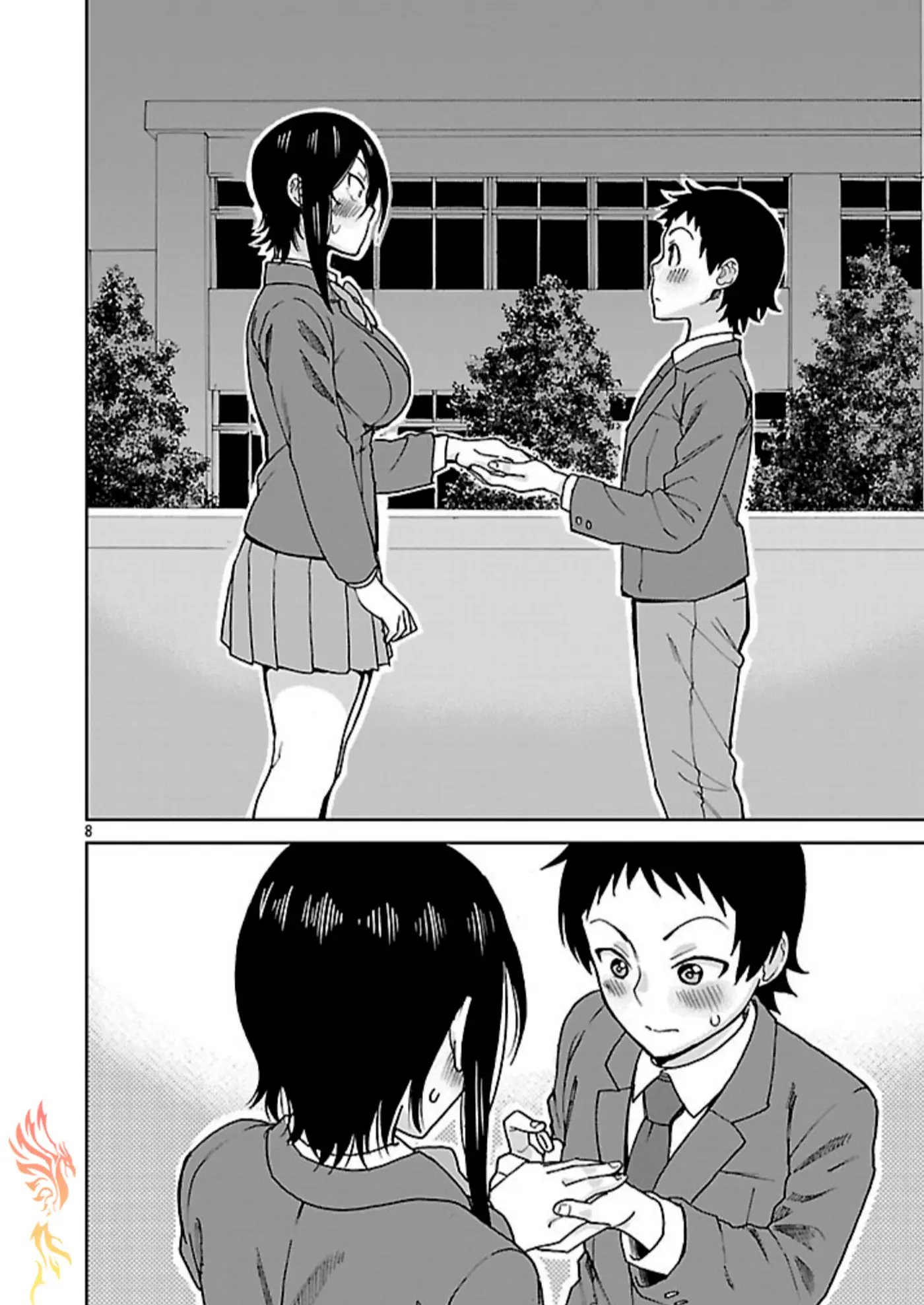 Hitomi-chan es Timida con los Extraños capítulo 127, página 9